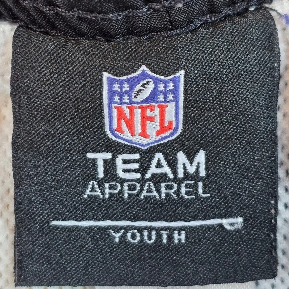 NFL Team Apparel New Orleans Saints Youth Large Black Gold Split Board Shorts